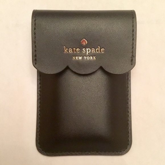 kate spade Accessories - KATE SPADE Scallop Fold Over Sticker Phone Pocket